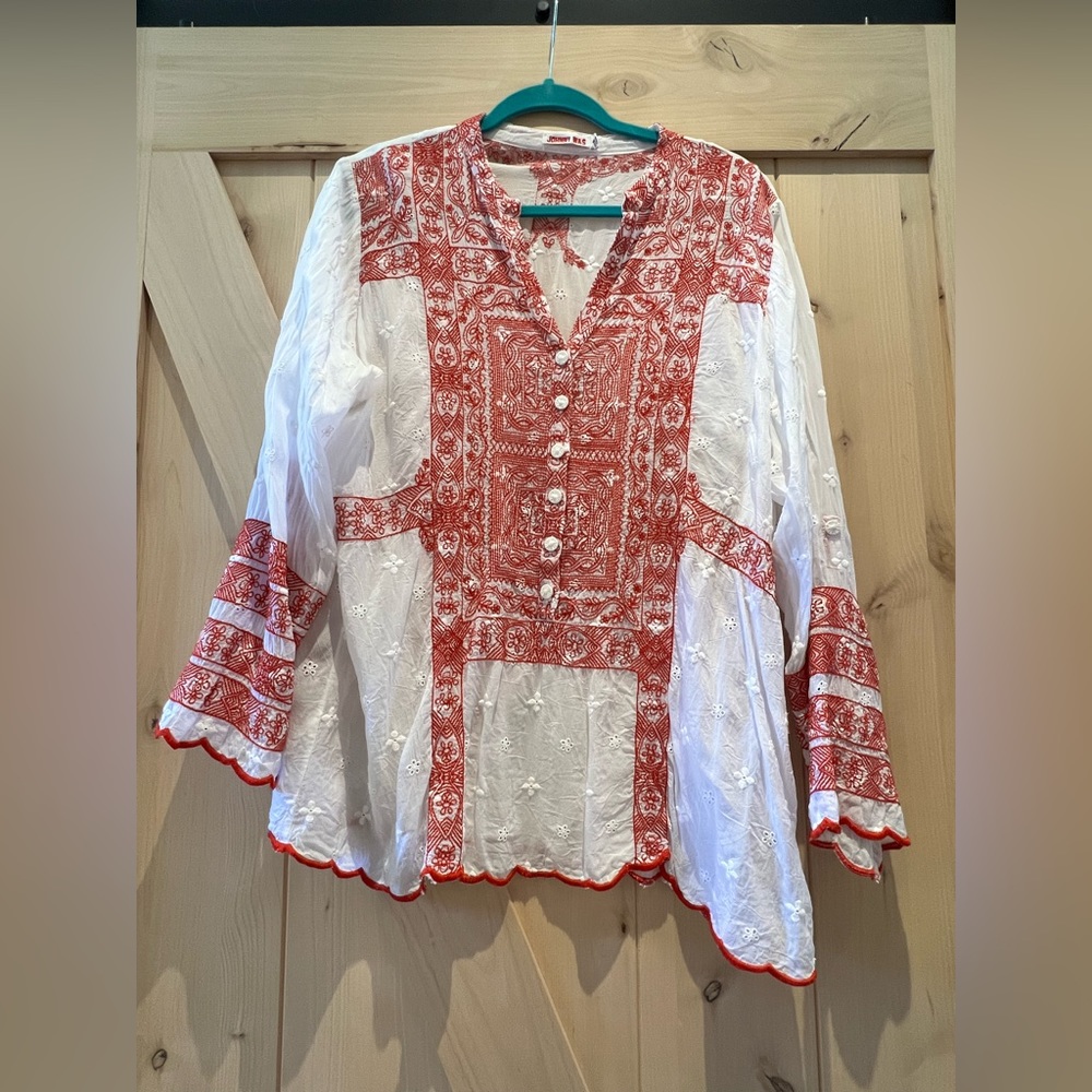 Johnny Was Whisper Blouse/Size XL